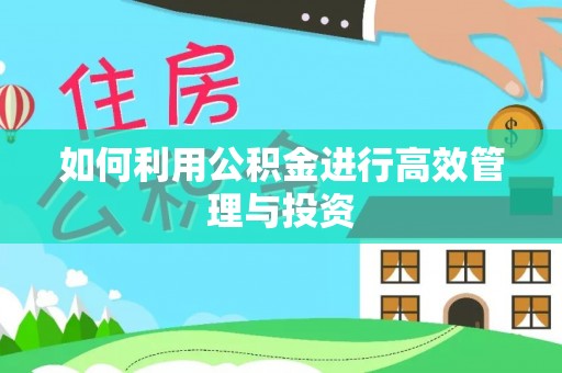 宁陵如何利用公积金进行高效管理与投资